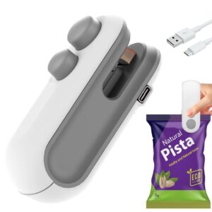 Wazdorf Sealing Clip - Portable Mini Sealing Machine Handheld Packet Sealer for Food, Snacks