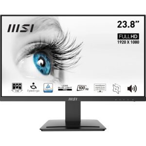 MSI PRO MP251 24.5 Inch Full HD Office Monitor - 1920 x 1080 IPS Panel, 100 Hz, Eye-Friendly Screen