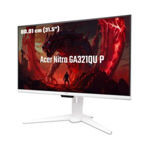 Acer GA321QU 31.5 Inch WQHD VA Gaming Smart Monitor, 180Hz Refresh Rate, Android OS, Wi-Fi