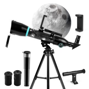 Audavibe Educational 40050 Astronomical Telescope with APP | 1000+ Facts