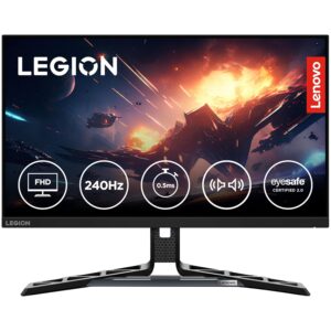 Lenovo Legion-R25f-30 | 25 Inch (63.50cm) | FHD 240Hz Gaming Monitor | 0.5ms, AMD FreeSync, 99% sRGB, 90% DCI-P3